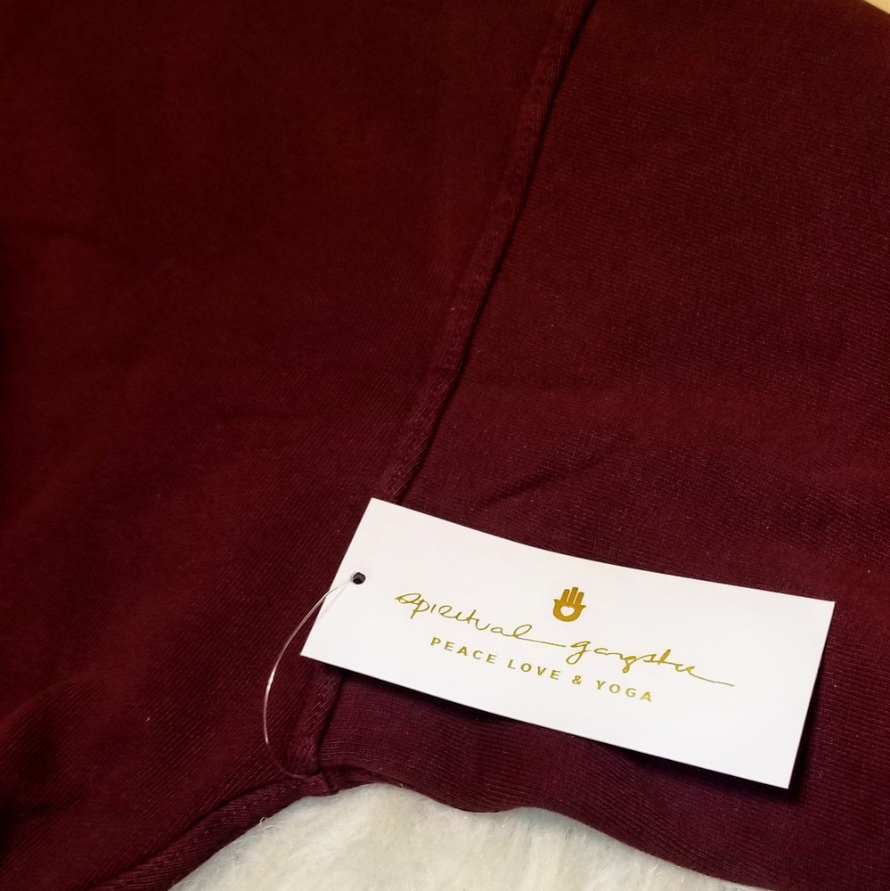 SPIRITUAL GANGSTER Blake Mock Neck Crop Sweatshirt - Picture 8 of 14